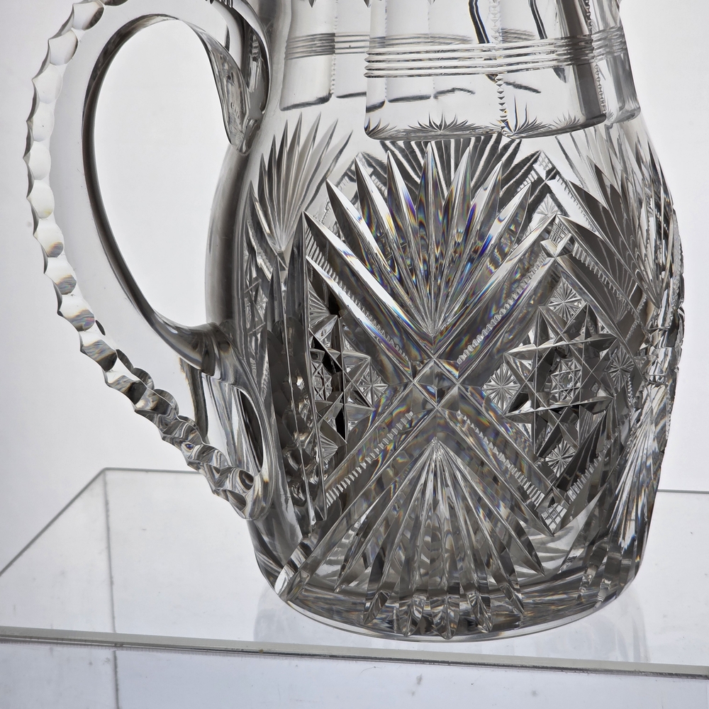 Elegant Crystal Pitcher